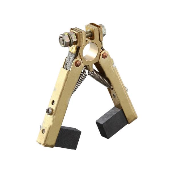 Double-leg carbon brush holder